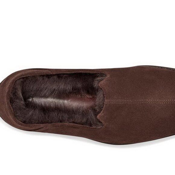 NEW UGG Suede Genuine Shearling Lined Slipper - Picture 7 of 12